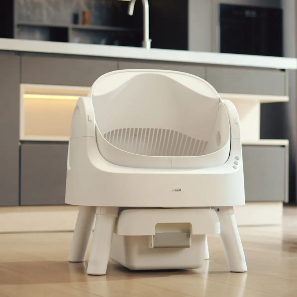 New Open Top Automatic Self Cleaning Litter Box for Multiple Cats