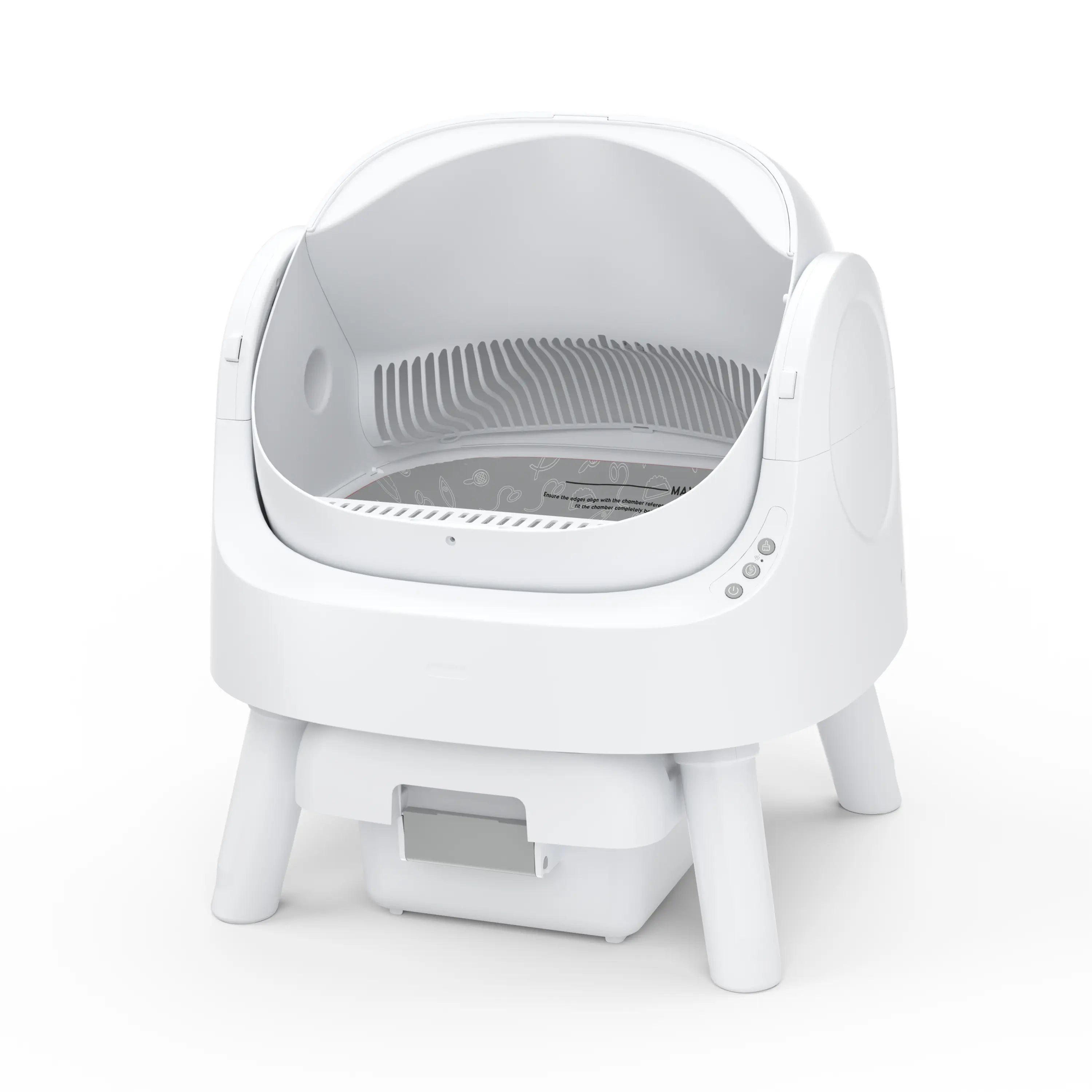New Open Top Automatic Self Cleaning Litter Box for Multiple Cats