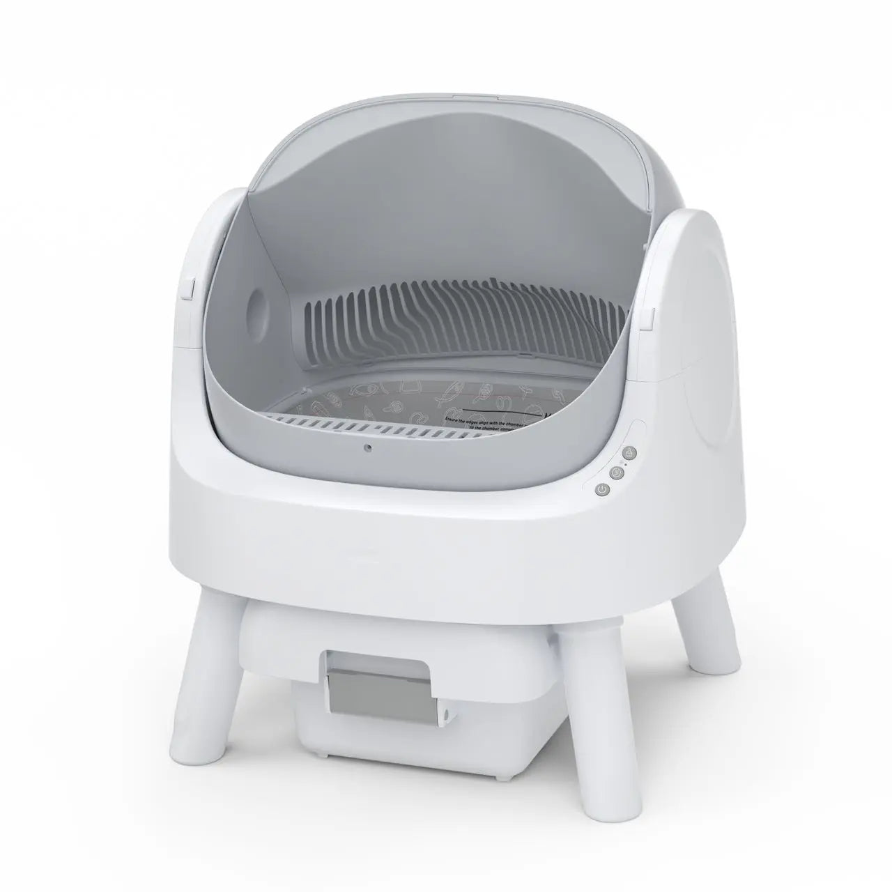 New Open Top Automatic Self Cleaning Litter Box for Multiple Cats